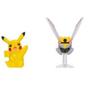 Pokémon Battle Figure 2 Pack - Features 2-Inch Pikachu And Ninjask Battle Ready Figures image