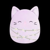 Original Squishmallows 7.5” Mak The Lavender Cat With Daisies Plush image
