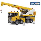 Bruder Light And Sound Scania Super 560R Liebherr Crane Truck Toy image