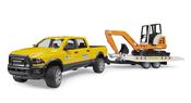 Bruder Ram Rental Service With Mini Excavator image