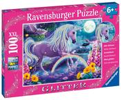 Ravensburger Glitter Unicorn, 100Pc Xxl Glitter Puzzle