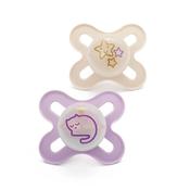 Mam Start Night Soothers 2 Pack 0-2 Months image