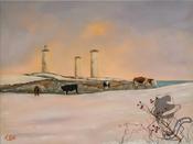 Westown Winter. (Print) image