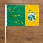 Kerry GAA 12 x 18 Flag Stick
