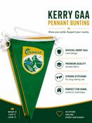 Bunting - Kerry GAA Crested Green and Gold