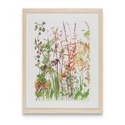 AUTUMN HEDGEROW PRINT 42 x 55 cm image