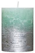 Mint Rustic-Candle with Metallic effect Silver - 68mm x 90mm image