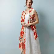 100 Stars Acer Red Scarf