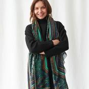 100 Stars Amulet Emerald Scarf