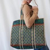 100 Stars Amulet Tote - Emerald