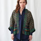 100 Stars Amulet Emerald Kimono