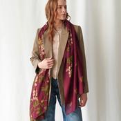 100 Stars Wisteria Plum Scarf