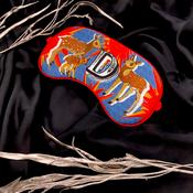 "D for Deer" - Silk Eye Mask