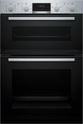 Bosch Series 4 Built-In Double Oven - Stainless Steel | MBA533BS3B