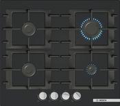 Bosch Series 4 60cm 4 Burner Gas Hob - Black | PNP6B6K40