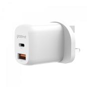 Groov-e 20W USB-C and USB-A Wall Charger White | GVMA105WE