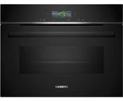 Siemens iQ700 Built‑In Combination Microwave Oven – 45cm H | CM742G1B1B image