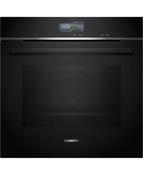 Siemens iQ700, Built-in oven, with Voice Assistant, 60 x 60 cm, Black | HB776G1B1B image