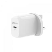 Groov-e 20W USB-C Power Delivery Wall Charger White | GVMA107WE