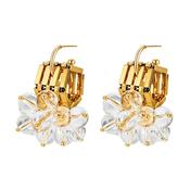 Ava Gold Plated Cluster Earrings image