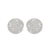 CZ Ball Shaped Earrings