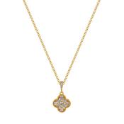 Clover Gold Tones Pendant image