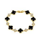 Clover Jet Bracelet image