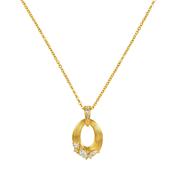 Eliana Brushed Gold Plated Necklace image