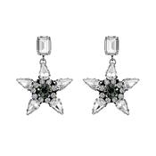 Emma Crystal &amp; Black Diamond Earrings image
