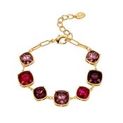 Genevieve Amethyst &amp; Fuchsia Bracelet