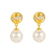 Lillian Faux Pearl Earrings image