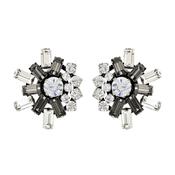 Olivia Crystal &amp; Black Diamond Earrings image