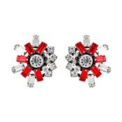Olivia Crystal &amp; Ruby Earrings image