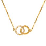 The Pink Box Gold Interlinking Circles image