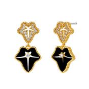 The Pink Box Hadley Jet Earrings image