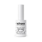 Polka Dot Top Coat Black 10ml