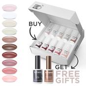 Bundle Set of 10 La Primavera Collection Colours + FREE Pro Base &amp; Super Gloss Top Coat image
