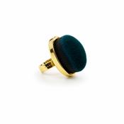 Mini Nail Dust Brush - Gold
