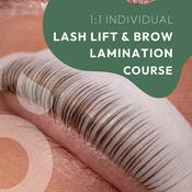 Lash Lift &amp; Brow Lamination Course 1:1 - Full Payment