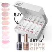 Bundle Set of 10 The Lady Collection Colours + FREE Pro Base &amp; Super Gloss Top Coat image