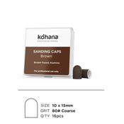 Sanding Caps Brown 10x15 Grit 80 Coarse - 16pcs image