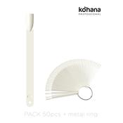 Keyring Display - Square Natural