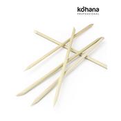 Orange Wood Sticks - 100pcs
