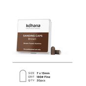 Sanding Caps Brown 7x13 Grit 180 Fine - 30pcs