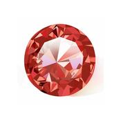 Rhinestones Red - 100pcs - SS3 - 100pcs image