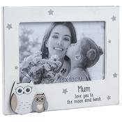 Family Owl Frame 3x5 Mum