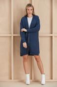 Longline Oversized Cardigan (navy)