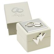 Amore Wedding Ring Box with Icons &amp;amp; Crystals