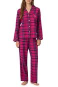 RALPH LAUREN LONG SLEEVE BRUSHED COTTON PYJAMAS