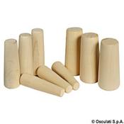 Emergency safety wood plugs / bung 9 set